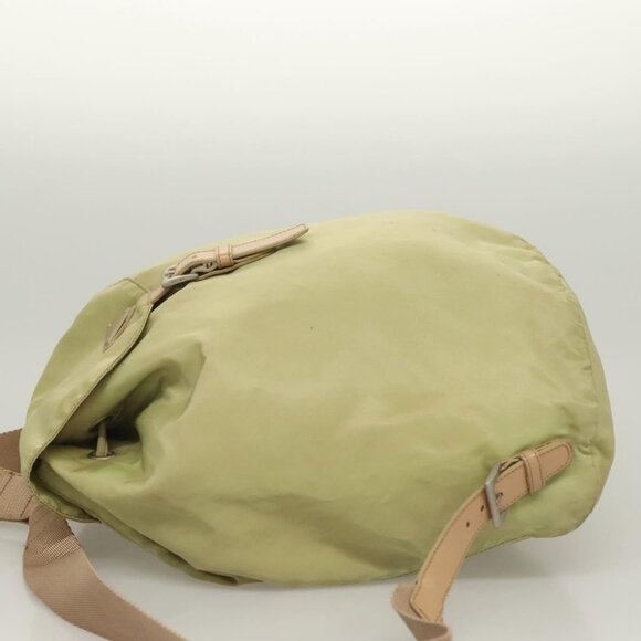 PRADA Backpack Nylon Beige Silver Auth bs28213 main image 7